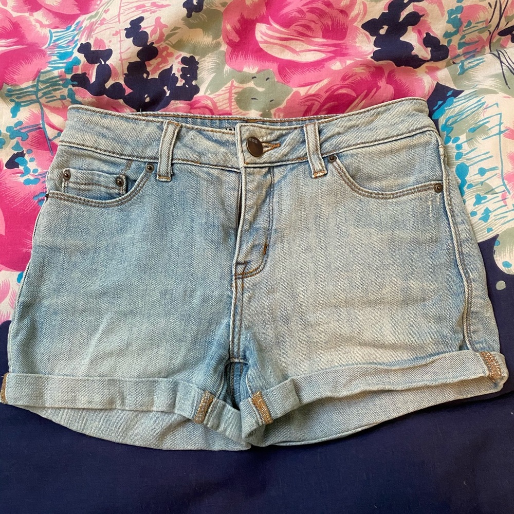 BDG light wash Jean shorts
